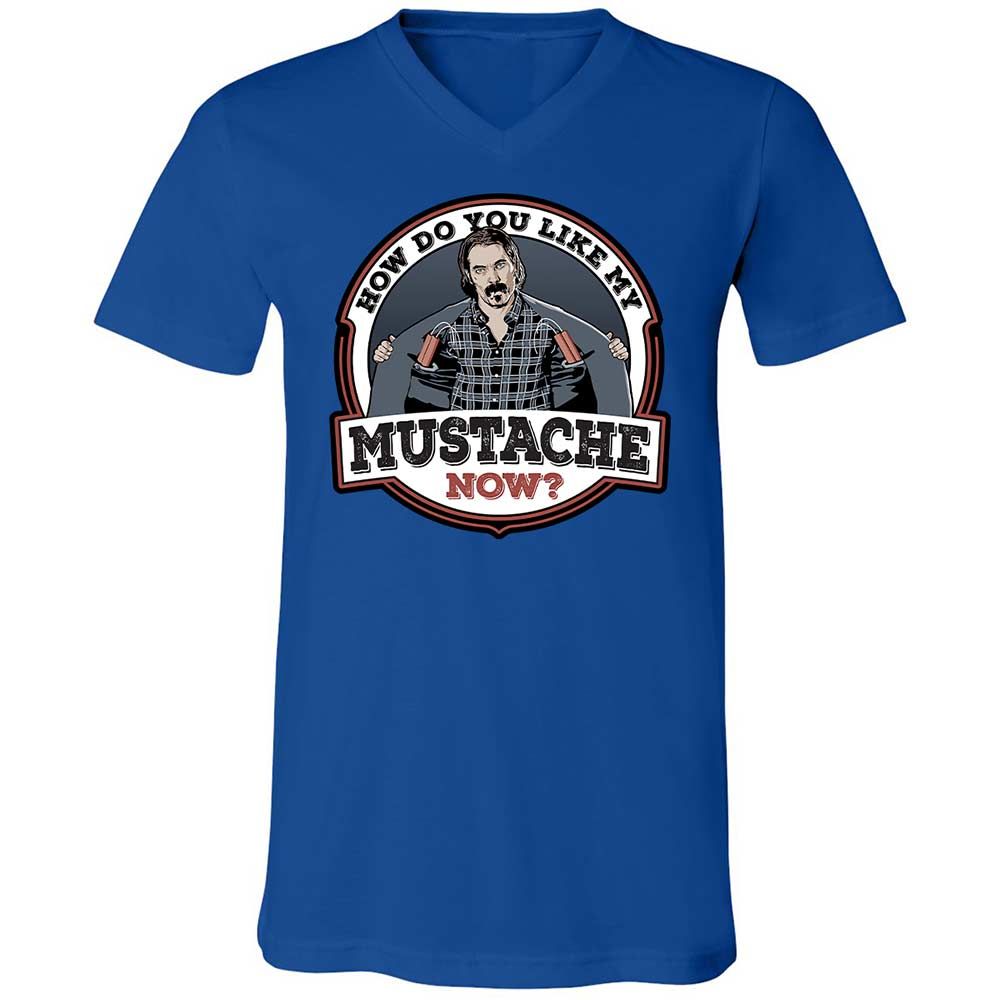 Unisex V-Neck T-Shirt - X9CTGMCC - True Royal - 3