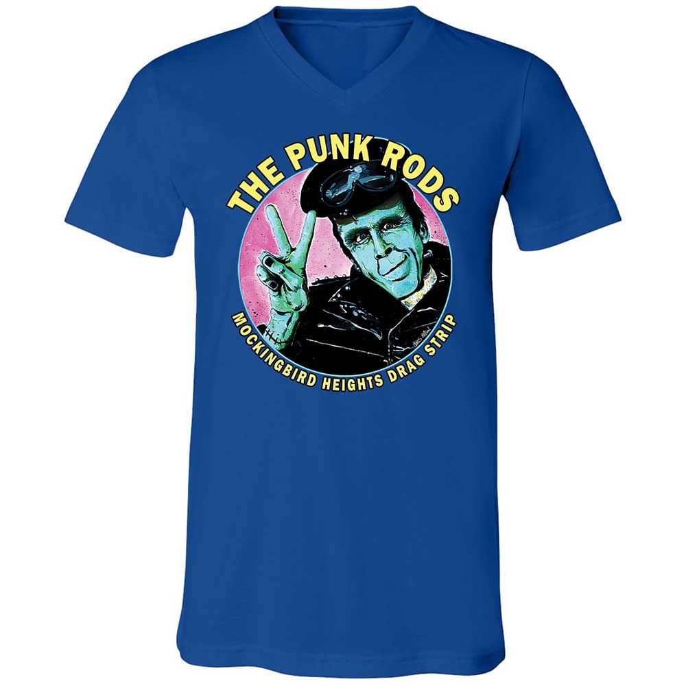 Unisex V-Neck T-Shirt - 9S9WHDHM - True Royal - 3
