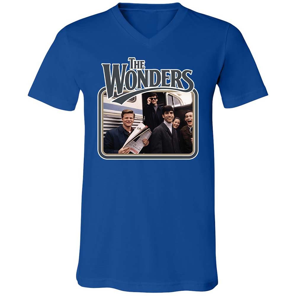 Unisex V-Neck T-Shirt - TFHA8KSS - True Royal - 3