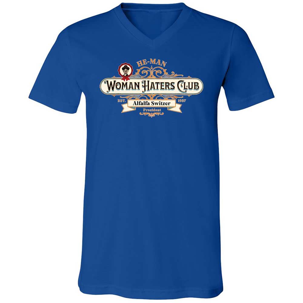 Unisex V-Neck T-Shirt - ZRWKEH1F - True Royal - 3