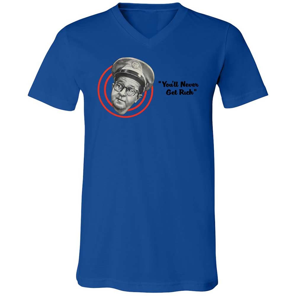 Unisex V-Neck T-Shirt - L3WWZC14 - True Royal - 3