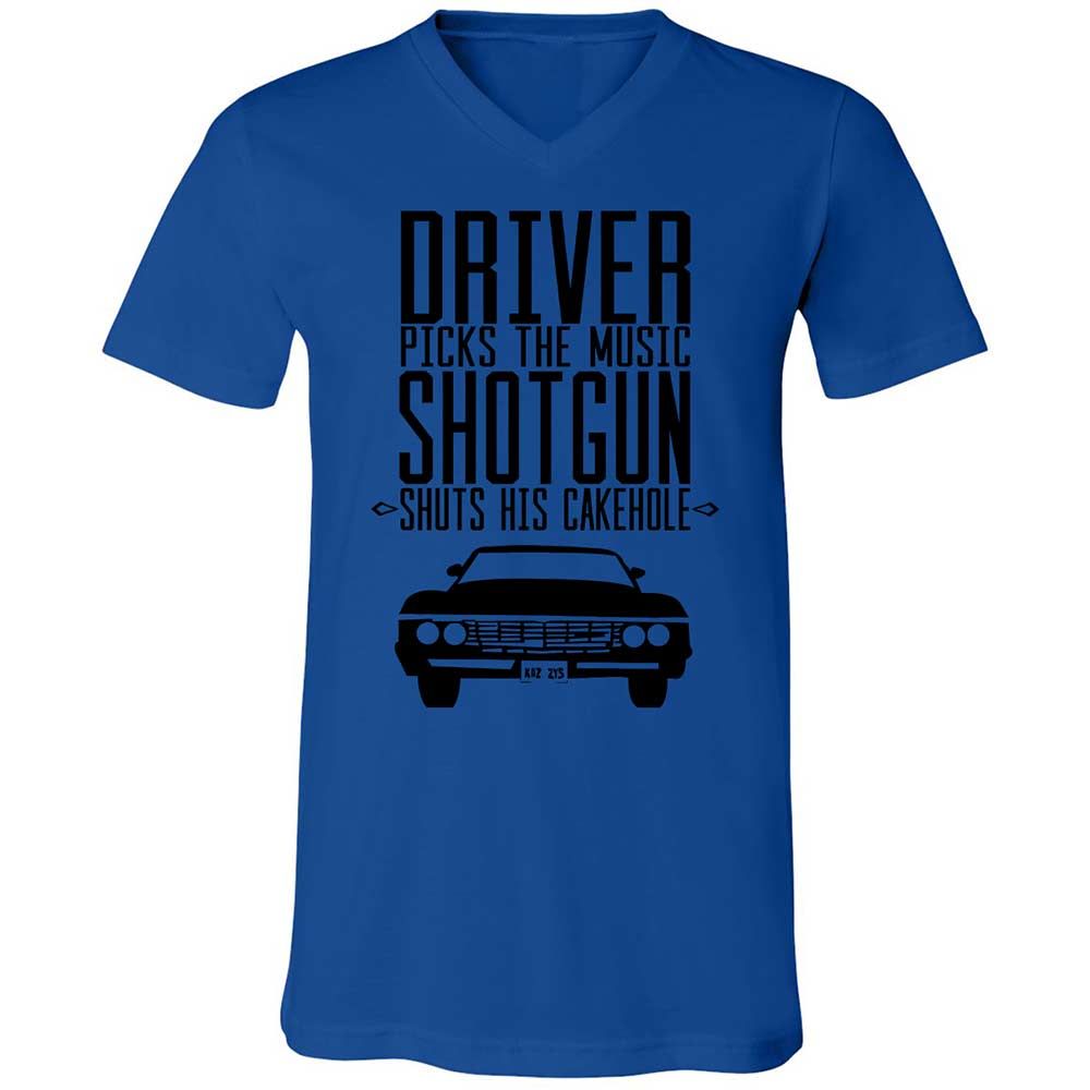 Unisex V-Neck T-Shirt - 83Y1225L - True Royal - 3