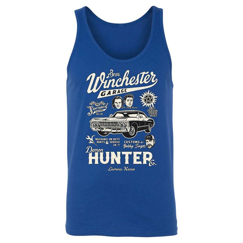 Unisex Jersey Tank - HXSVLR1Z - True Royal - 3
