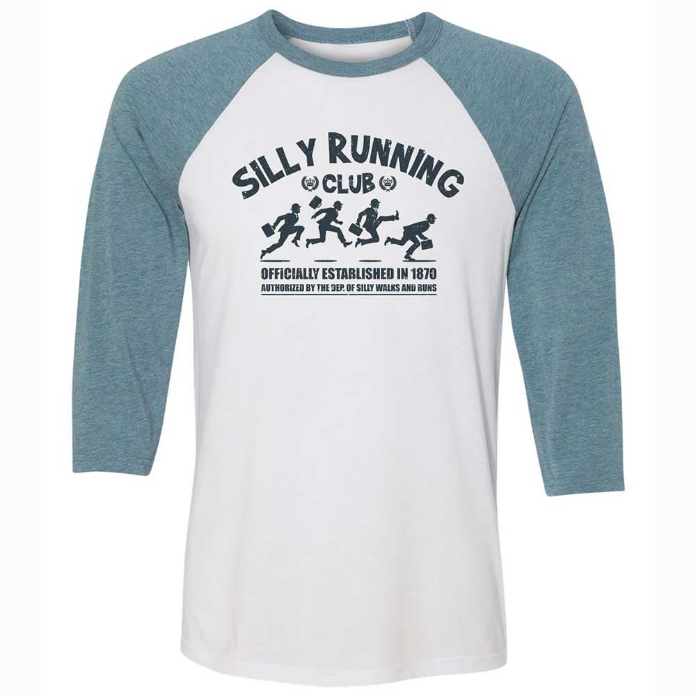 Unisex 3/4 Baseball Tee - UEPZ54AP - White/Denim - 3