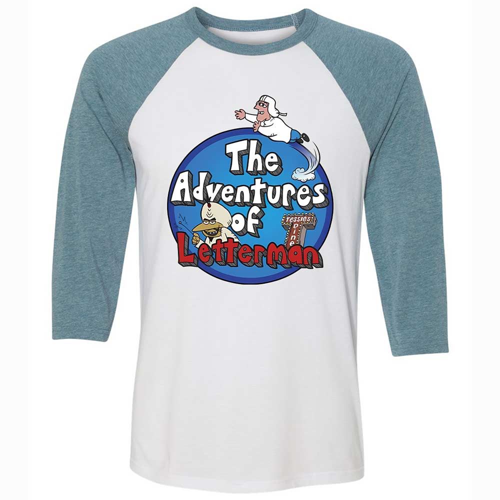 The Adventures of Letterman - White/Denim - 3