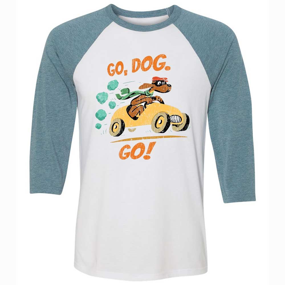 Unisex 3/4 Baseball Tee - YDWBASAX - White/Denim - 3
