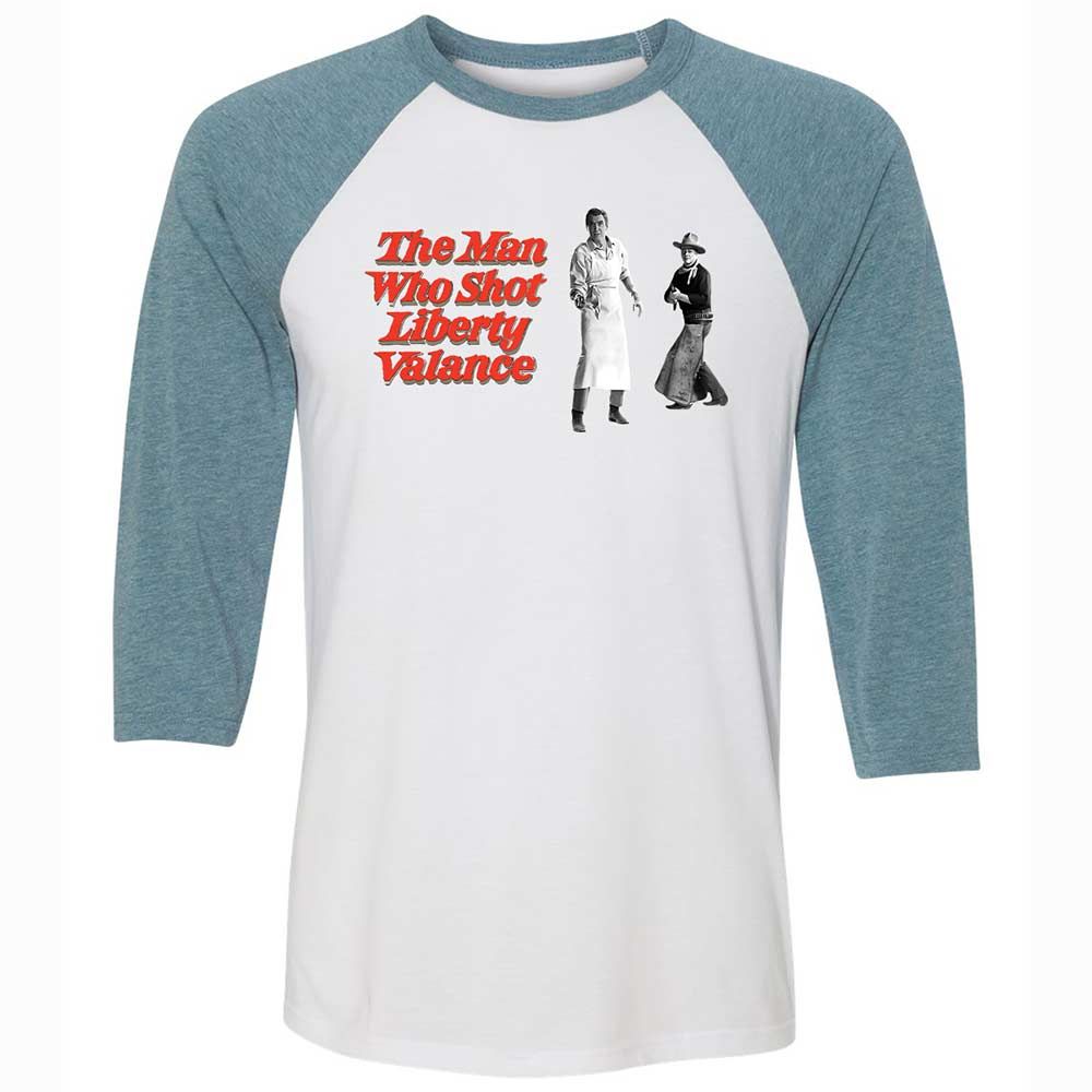 Unisex 3/4 Baseball Tee - 4QLZMX72 - White/Denim - 3