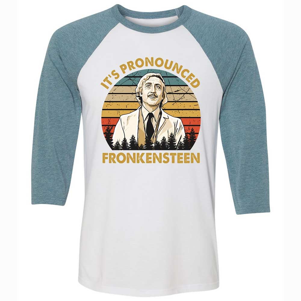 Unisex 3/4 Baseball Tee - NFWV65EB - White/Denim - 3