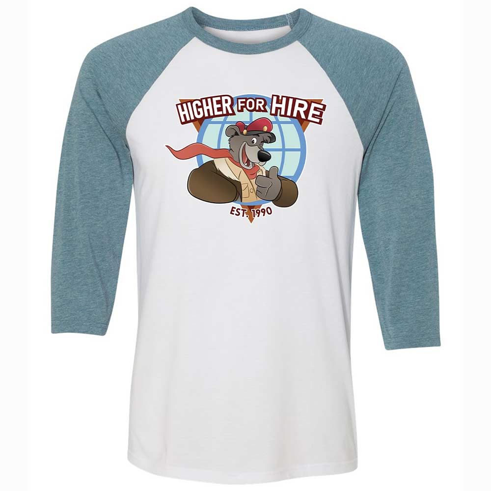 Higher for Hire - White/Denim - 3