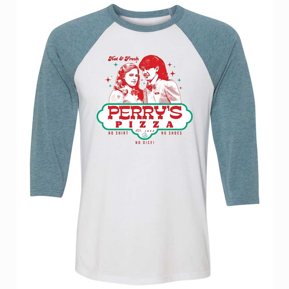 Unisex 3/4 Baseball Tee - 3JKUFFCY - White/Denim - 3
