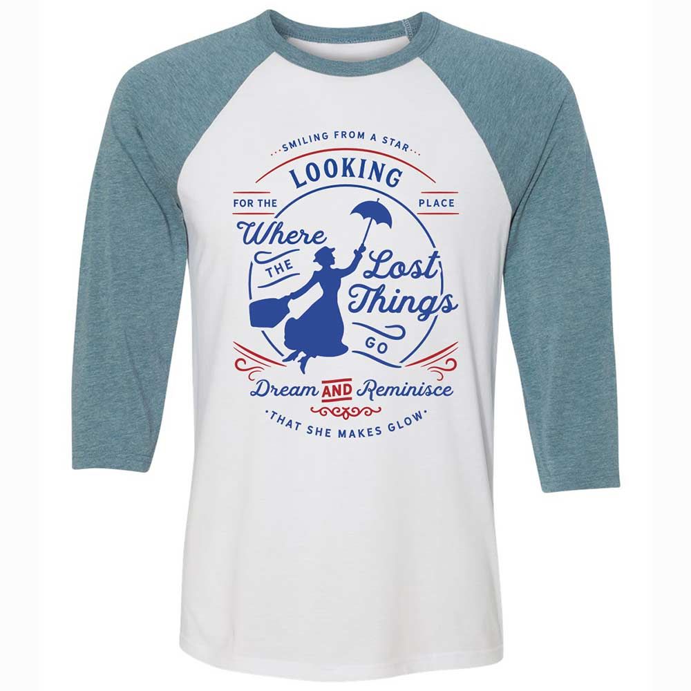 Unisex 3/4 Baseball Tee - 4FFJ1J7S - White/Denim - 3