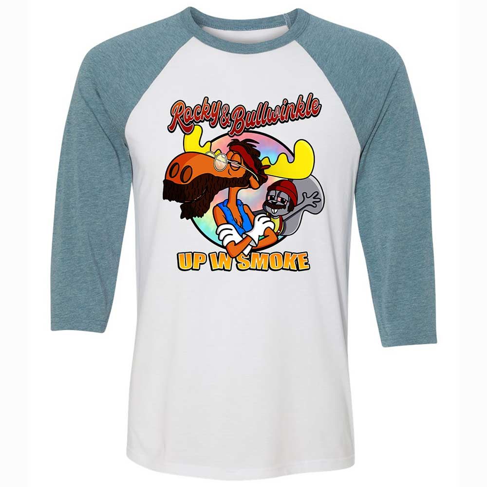 Funny Up In Smoke - White/Denim - 3