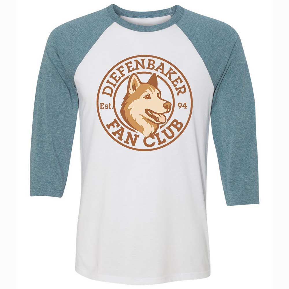 Unisex 3/4 Baseball Tee - 2MM2NL7Z - White/Denim - 3