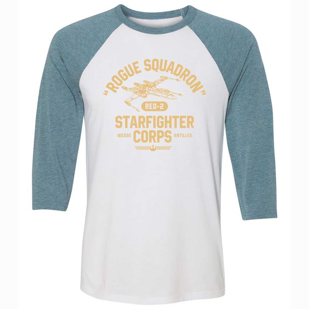 Unisex 3/4 Baseball Tee - R6PMQF4B - White/Denim - 3