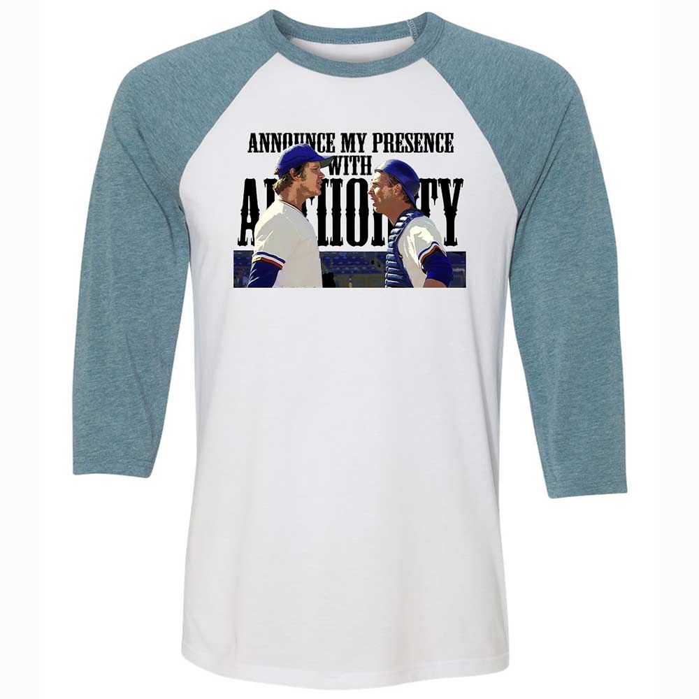 Announce my presence with authority - White/Denim - 3