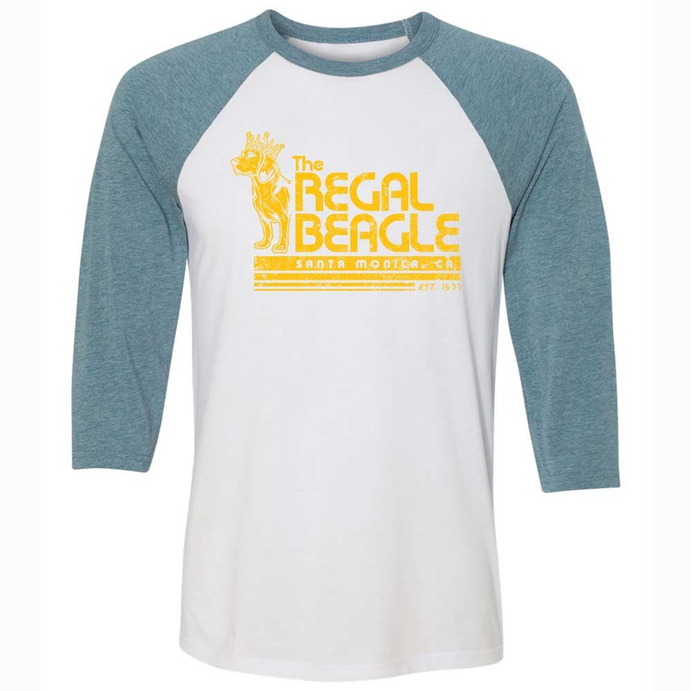 Unisex 3/4 Baseball Tee - UY2U3GTP - White/Denim - 3