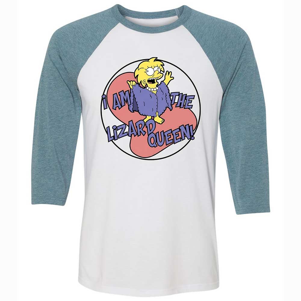 I am the Lizard Queen - White/Denim - 3