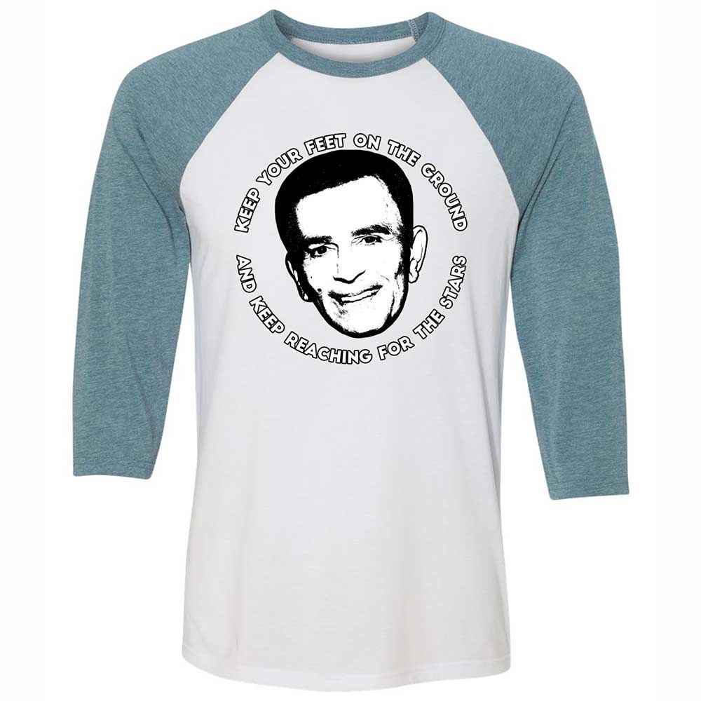 Unisex 3/4 Baseball Tee - YJPK5HY3 - White/Denim - 3