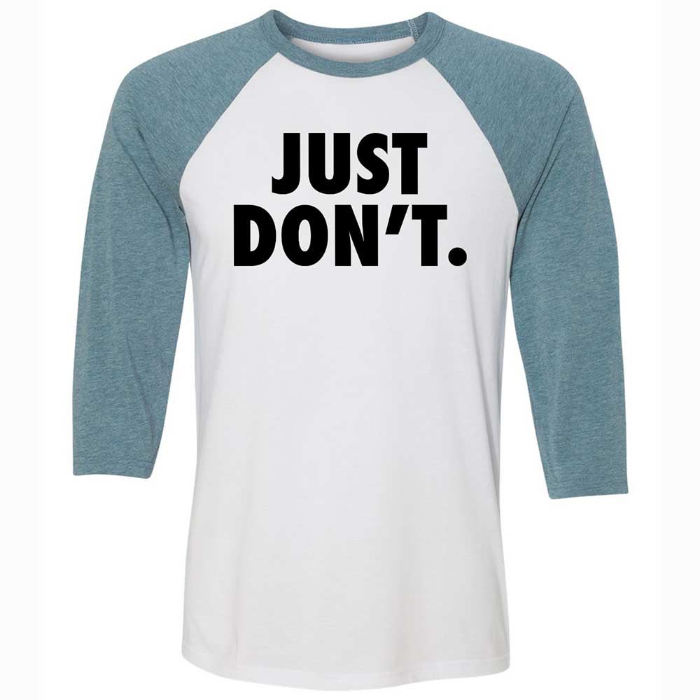 Just Don't. - White/Denim - 3