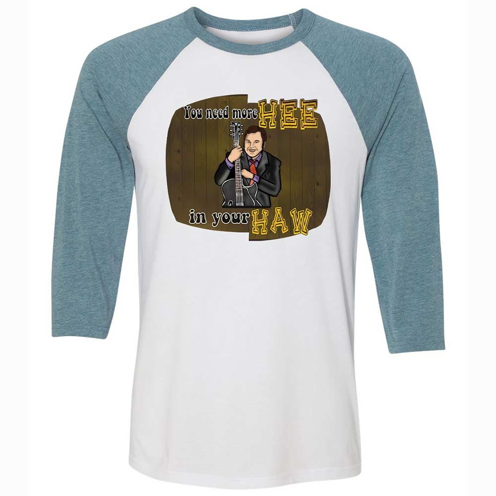 Unisex 3/4 Baseball Tee - 7KDB7RMN - White/Denim - 3