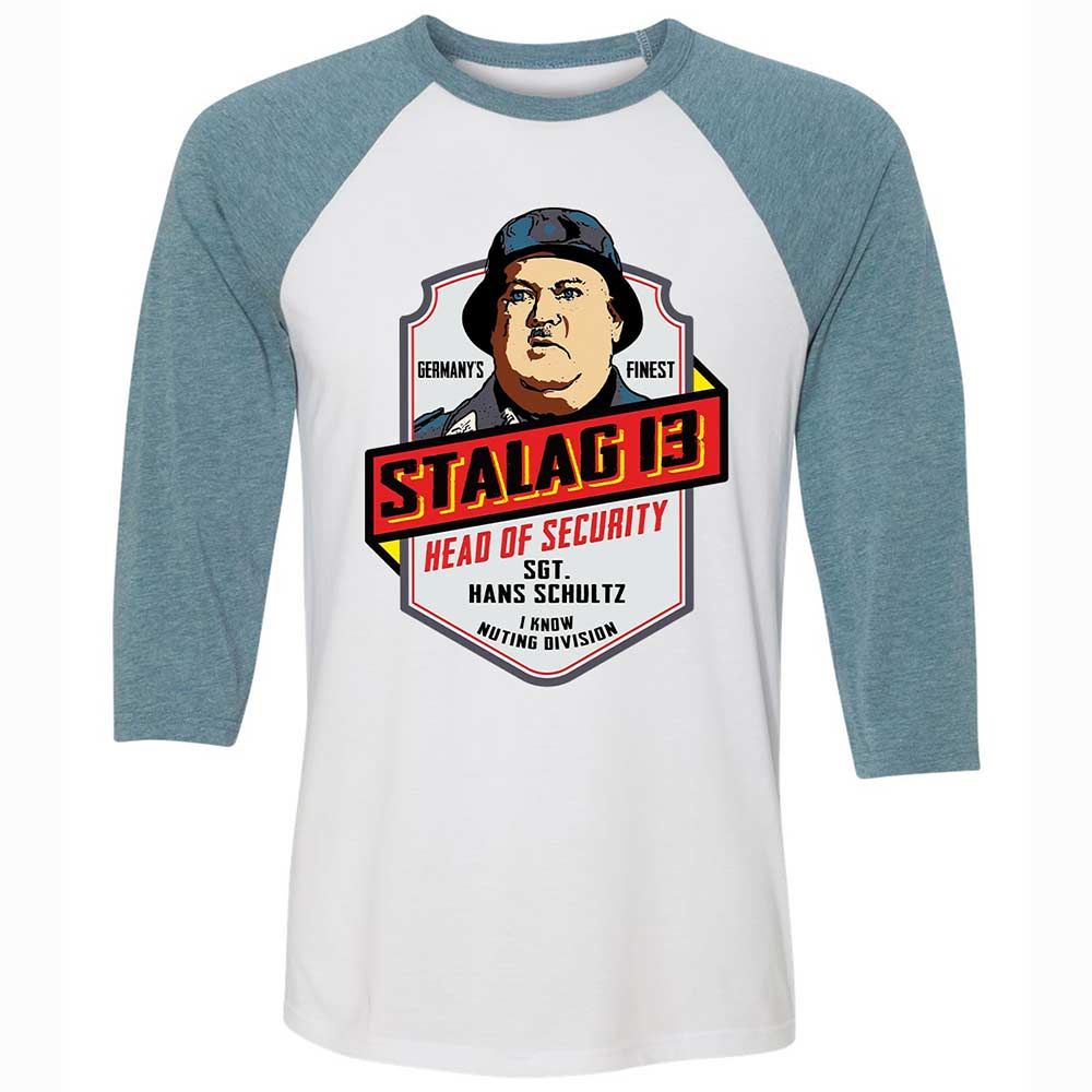 Unisex 3/4 Baseball Tee - 2MKHQLFV - White/Denim - 3