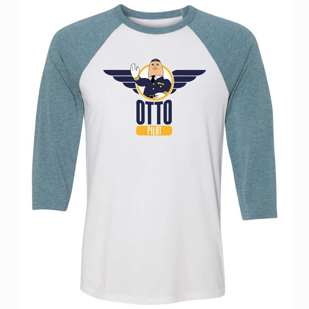 Unisex 3/4 Baseball Tee - NTTMNKKD - White/Denim - 3
