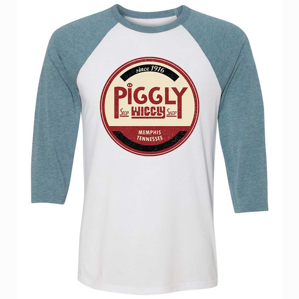Unisex 3/4 Baseball Tee - 7G2F7J8Z - White/Denim - 3