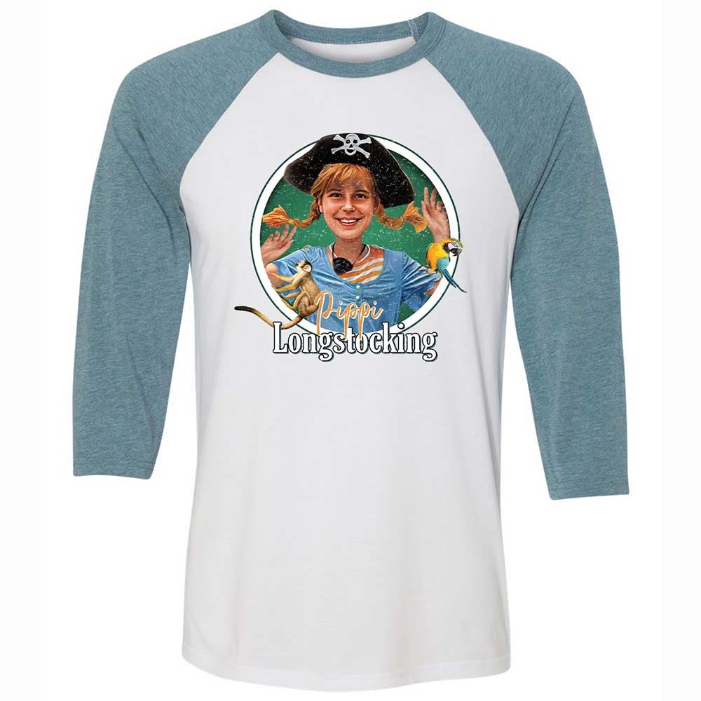 Unisex 3/4 Baseball Tee - 2JNL29P3 - White/Denim - 3