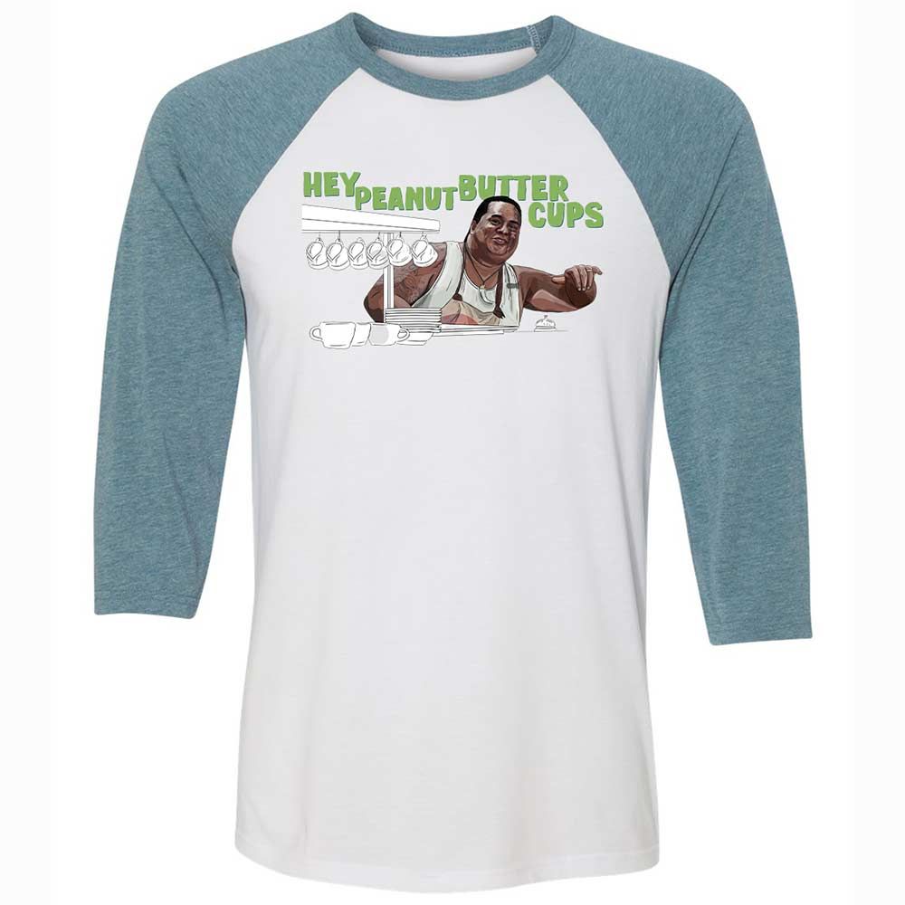 Unisex 3/4 Baseball Tee - AKSHMHD9 - White/Denim - 3