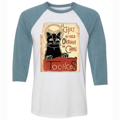 Toonces - Le Chat Noir - White/Denim - 3