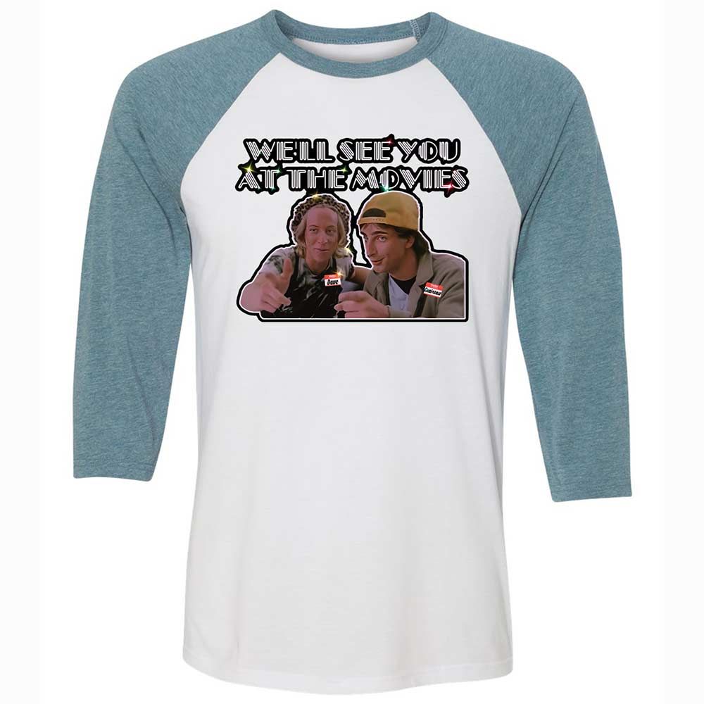 Unisex 3/4 Baseball Tee - 11HTTNVS - White/Denim - 3