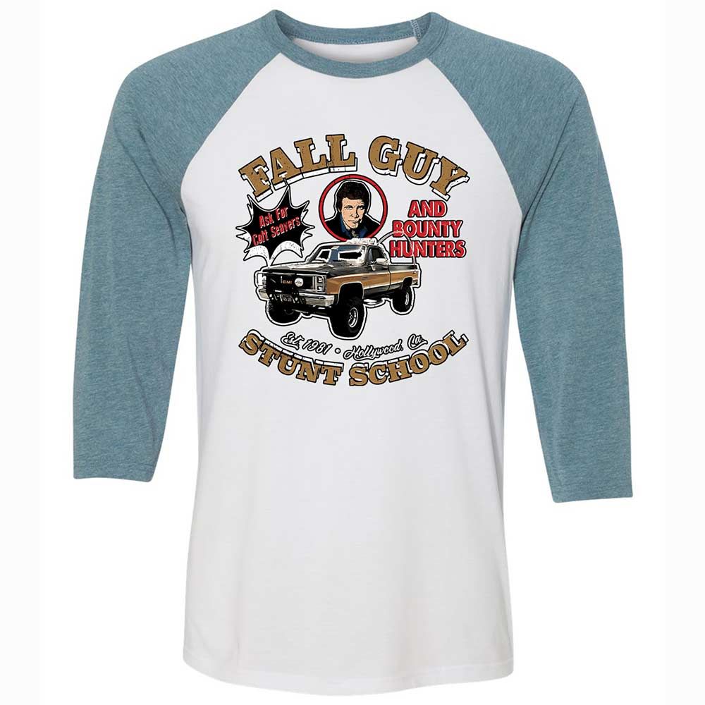 Unisex 3/4 Baseball Tee - 8GY8GCBD - White/Denim - 3
