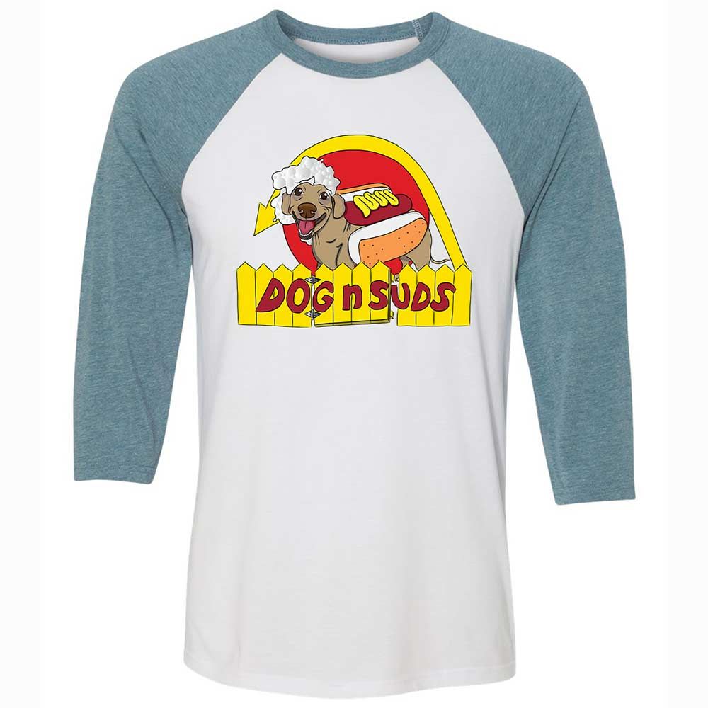 Dog n Suds Dachshund - White/Denim - 3