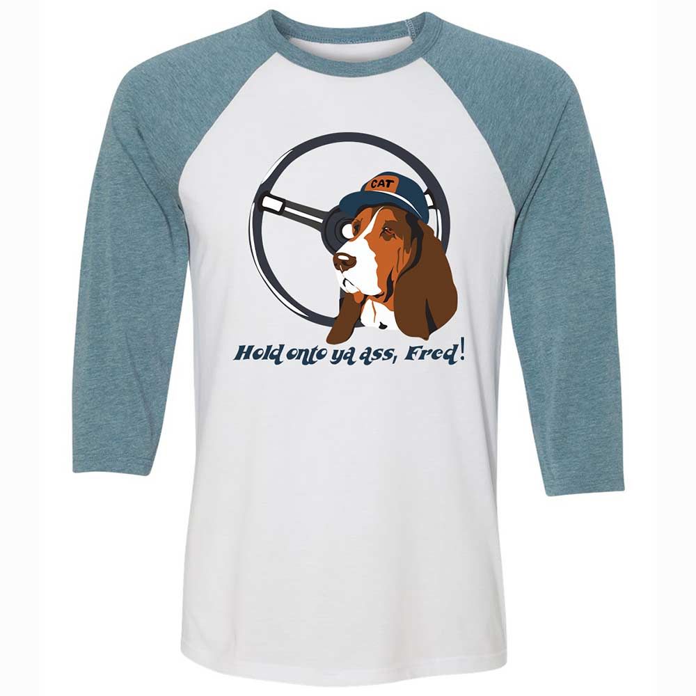 Unisex 3/4 Baseball Tee - AG6P7CGQ - White/Denim - 3