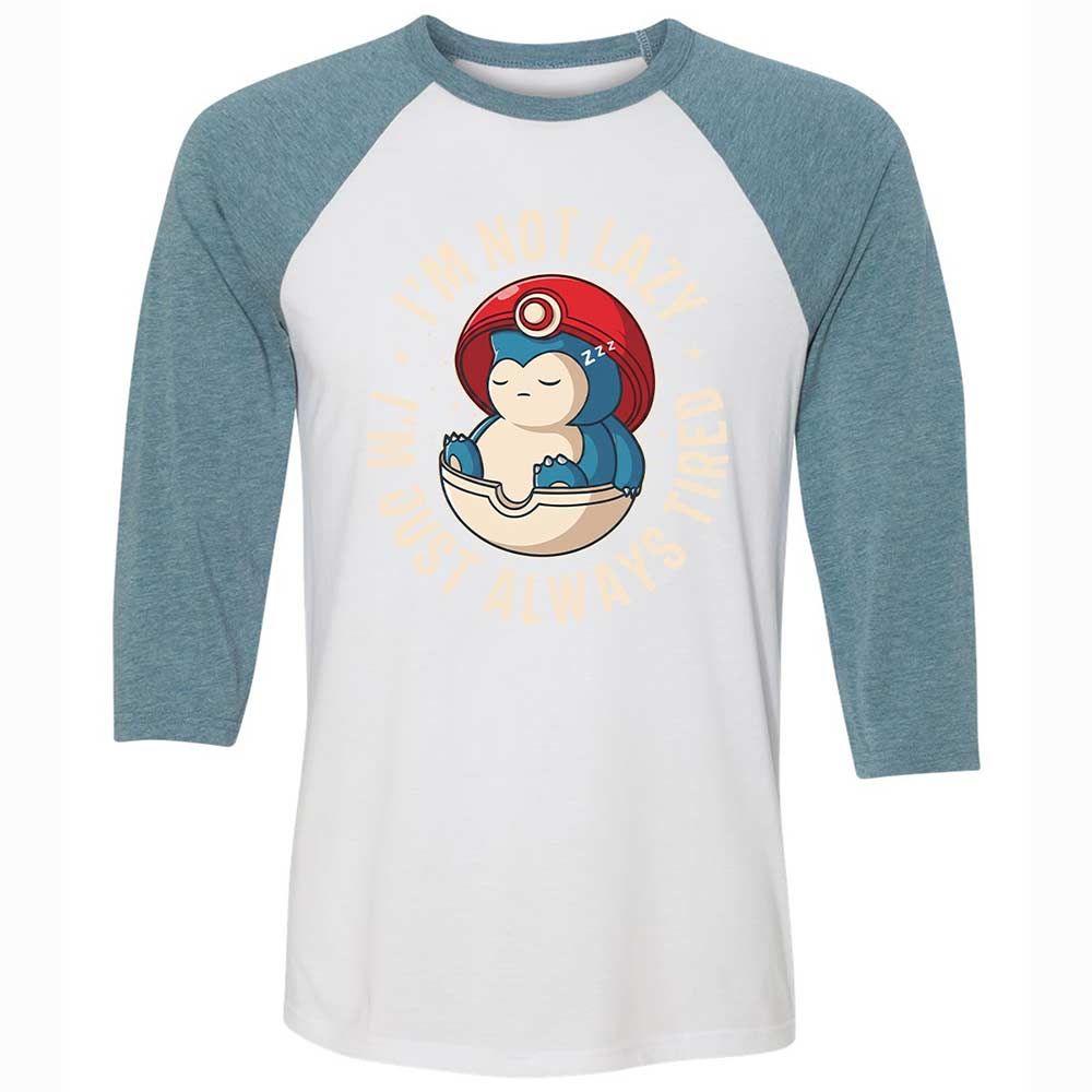 Unisex 3/4 Baseball Tee - N4Q4J2HX - White/Denim - 3