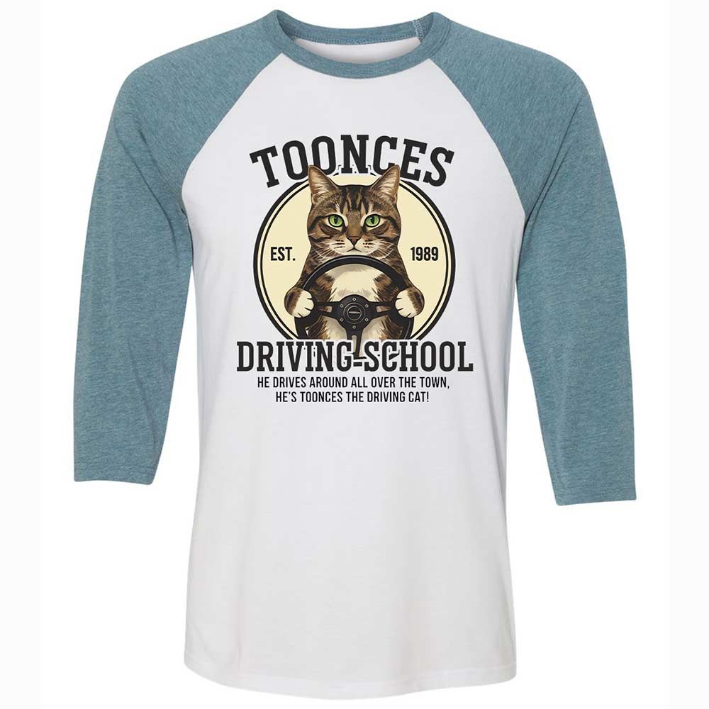 Unisex 3/4 Baseball Tee - FHG5Z49U - White/Denim - 3