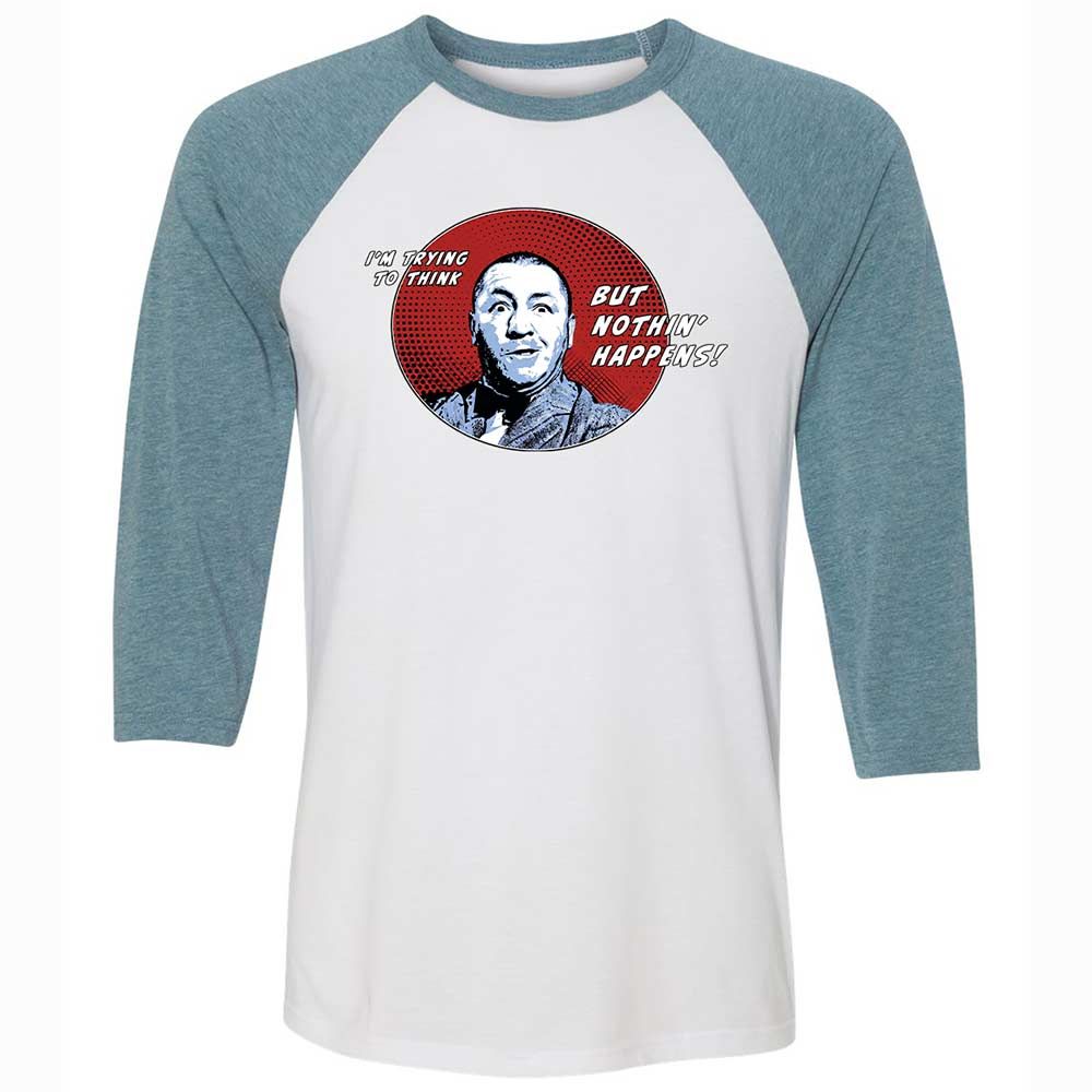Unisex 3/4 Baseball Tee - TVNG14S4 - White/Denim - 3