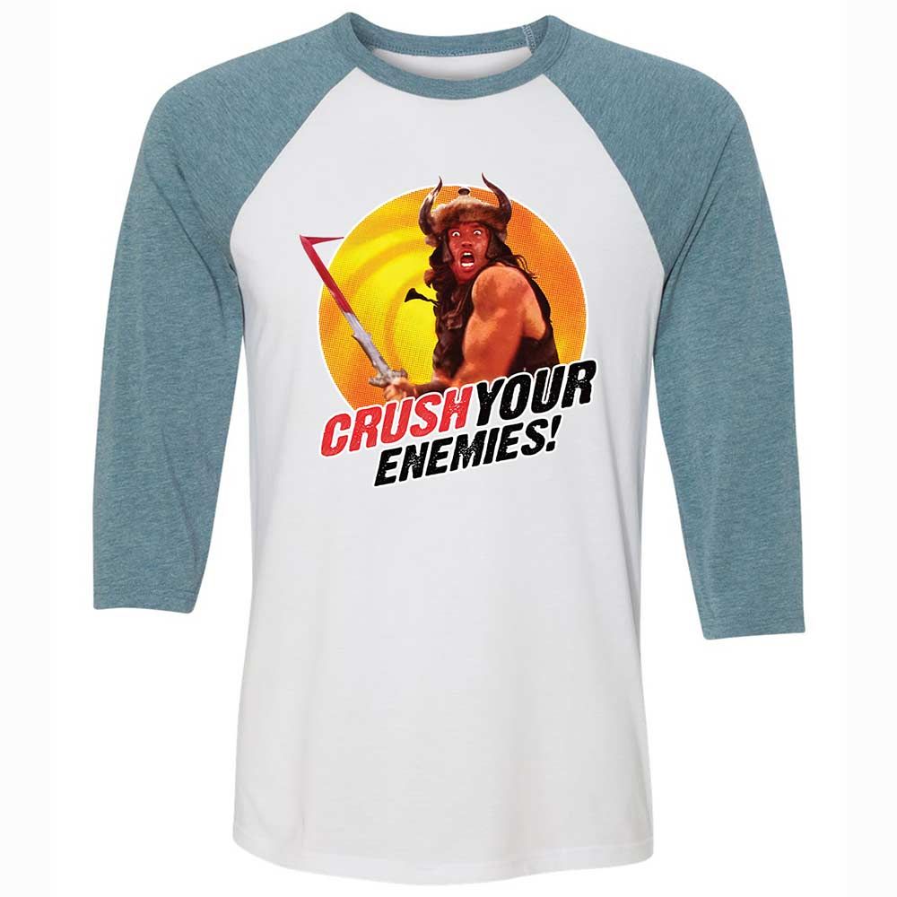 Unisex 3/4 Baseball Tee - 5FK1LWSA - White/Denim - 3