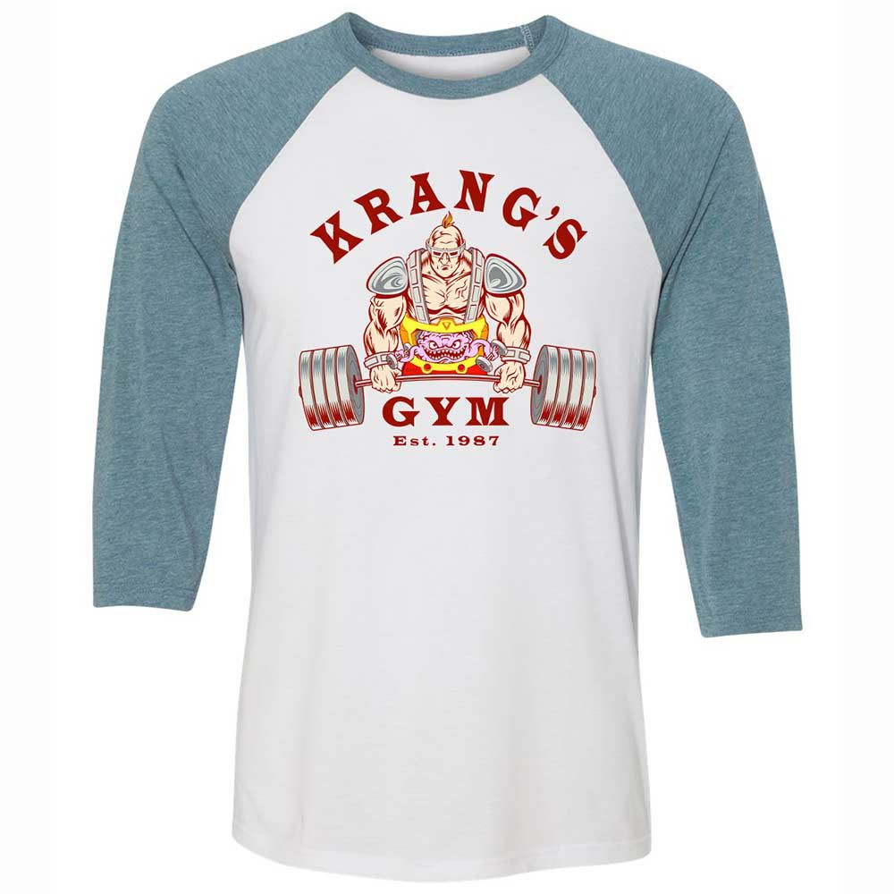 Unisex 3/4 Baseball Tee - 8GFFQMLS - White/Denim - 3