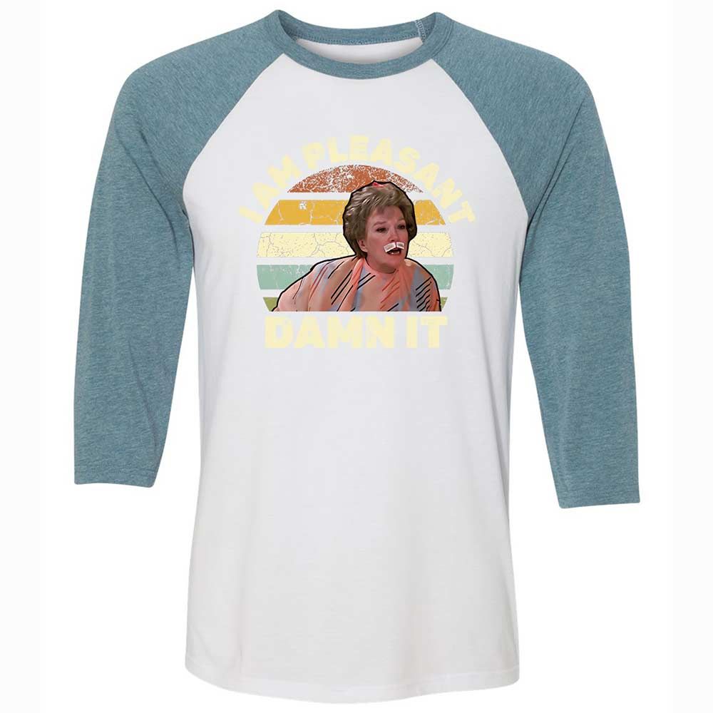 Unisex 3/4 Baseball Tee - 1MZWDVAF - White/Denim - 3