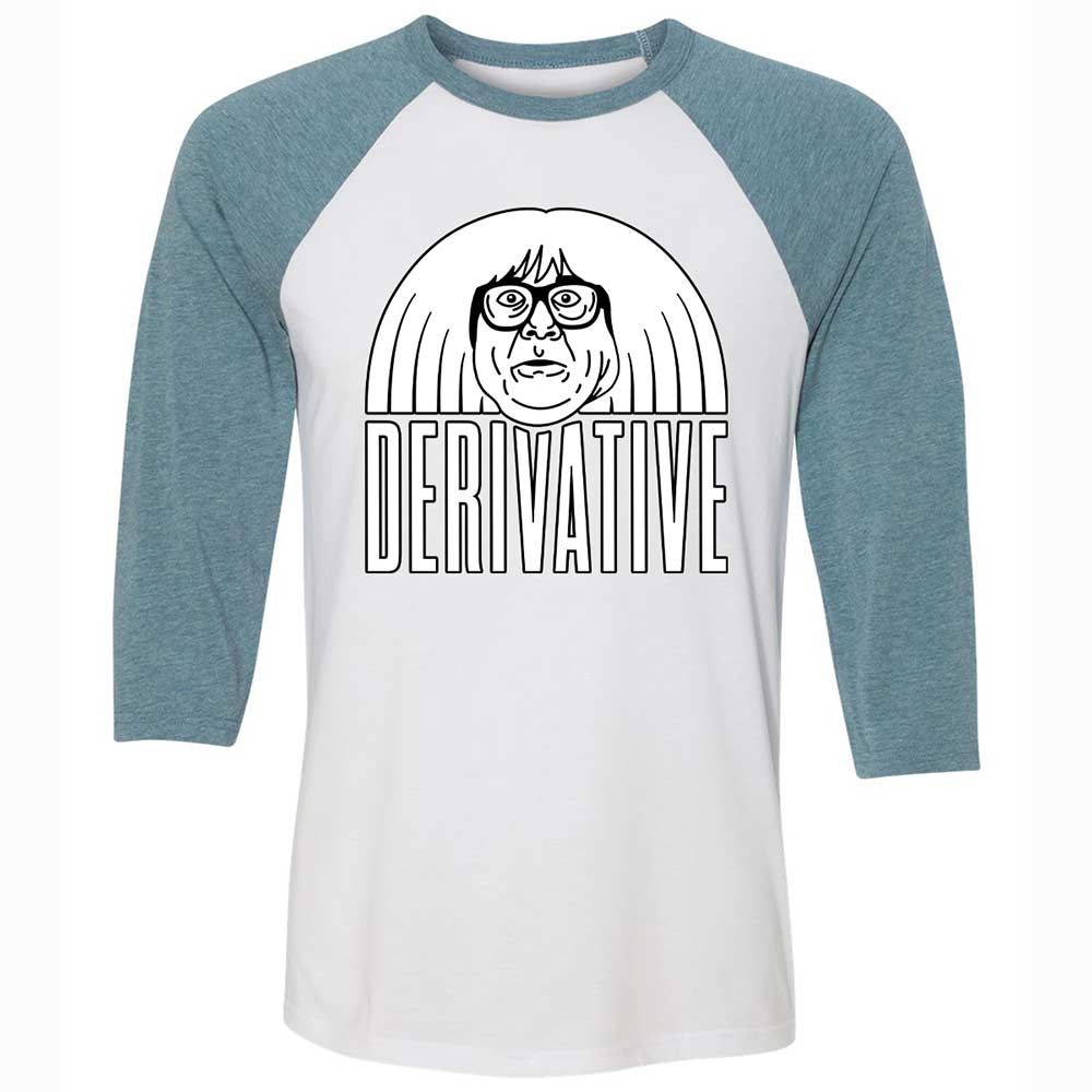 Unisex 3/4 Baseball Tee - 1N9LUZ63 - White/Denim - 3