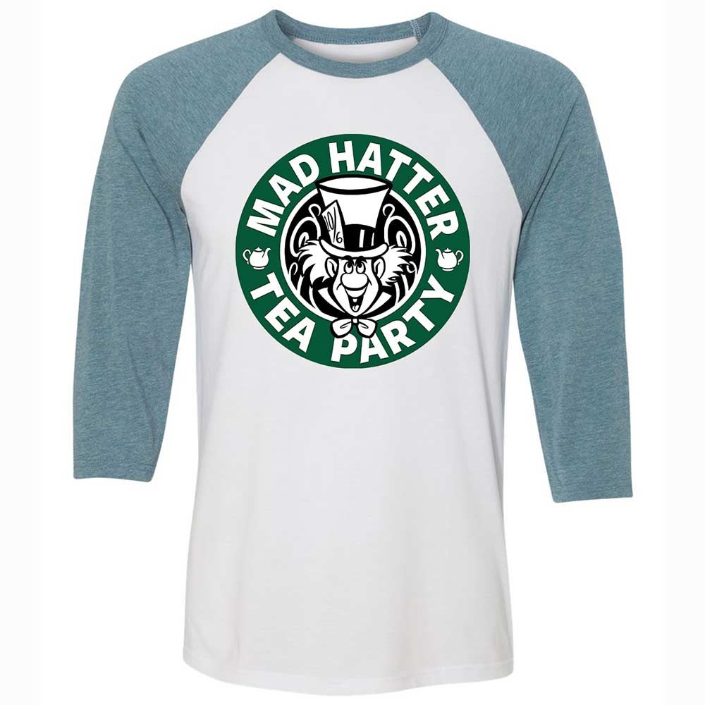 Unisex 3/4 Baseball Tee - VECAYVUY - White/Denim - 3