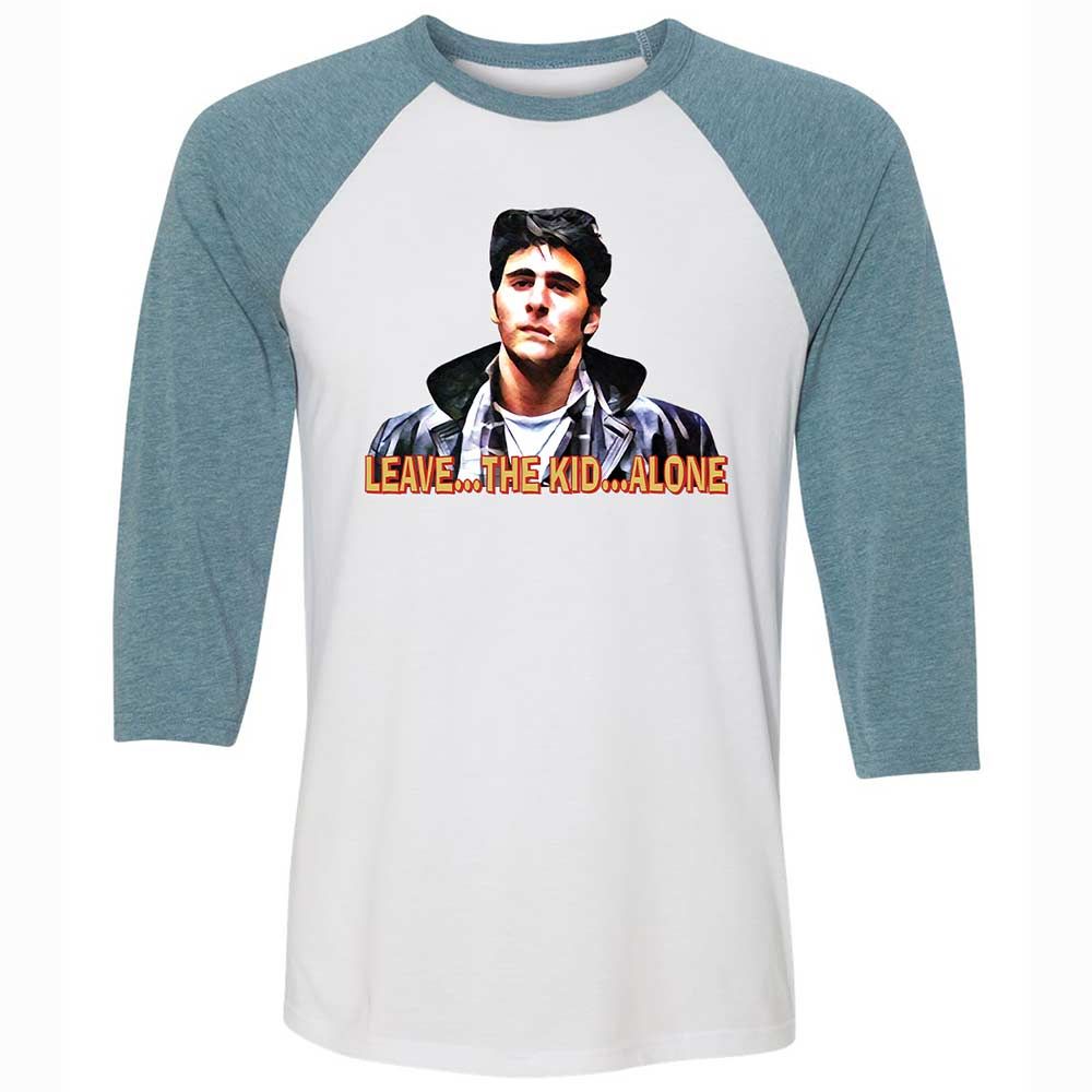 Unisex 3/4 Baseball Tee - J916HSL1 - White/Denim - 3