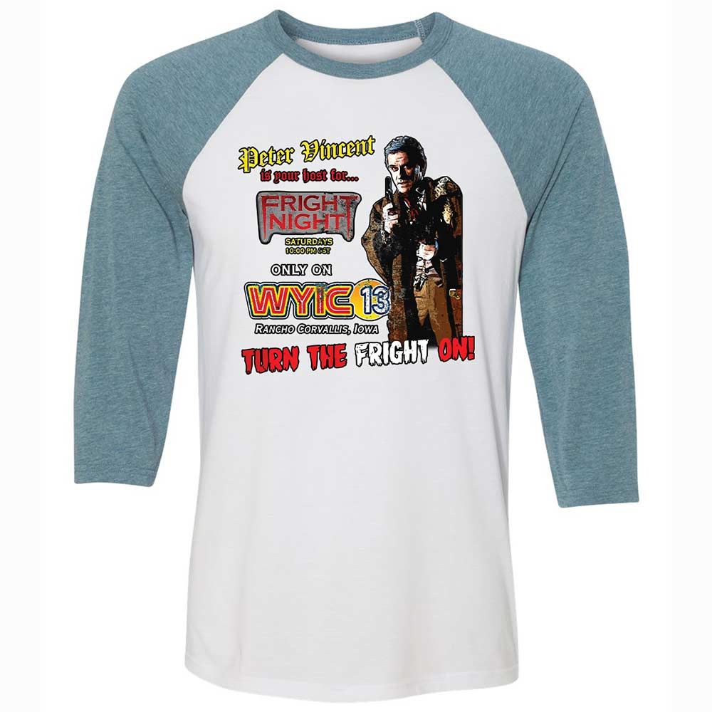 Peter Vincent Fright horror night cult - White/Denim - 3