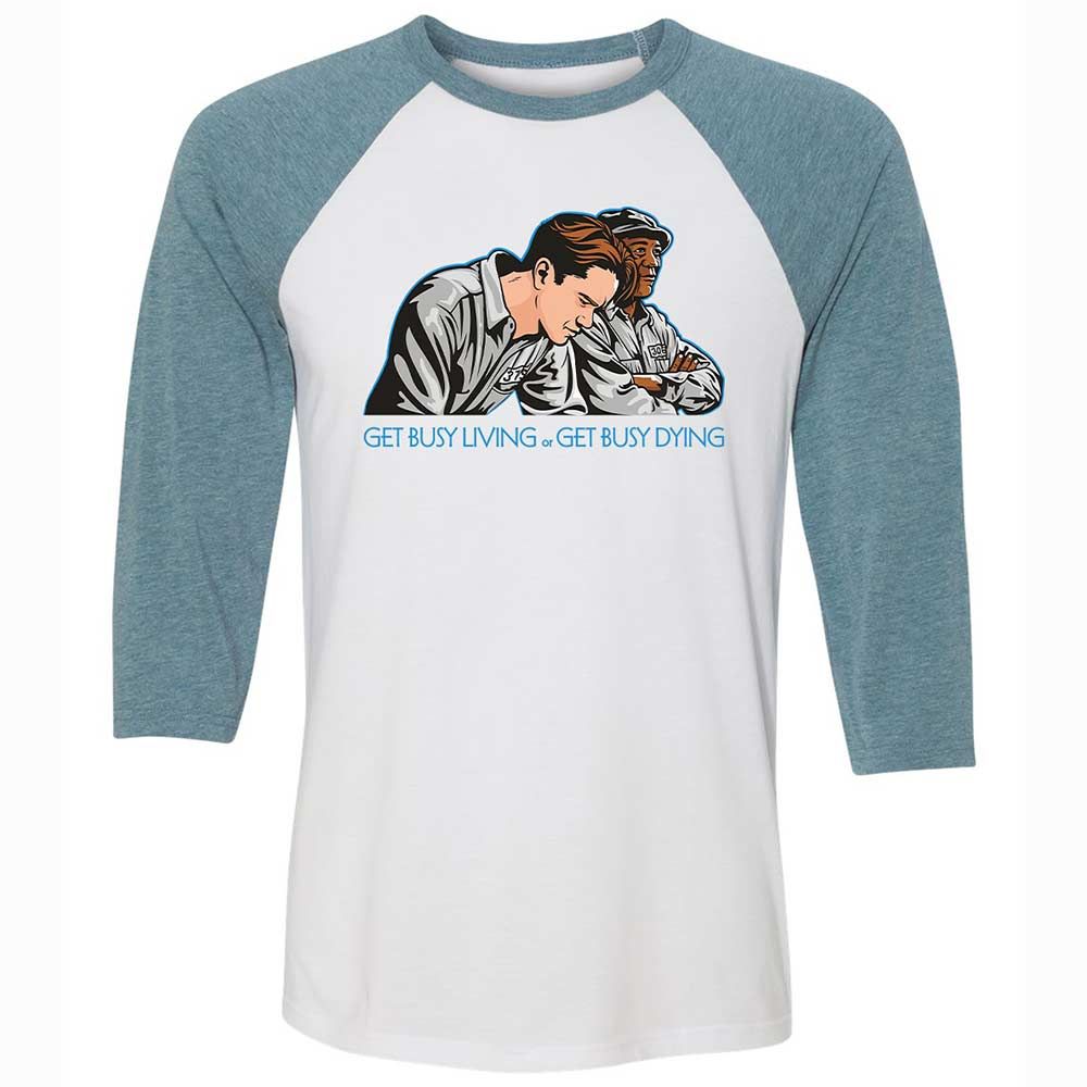 Get Busy Living - White/Denim - 3