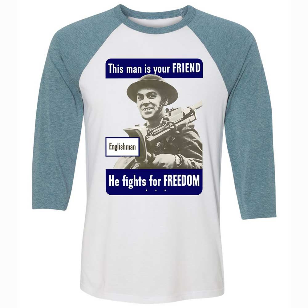 This man is your Friend - White/Denim - 3