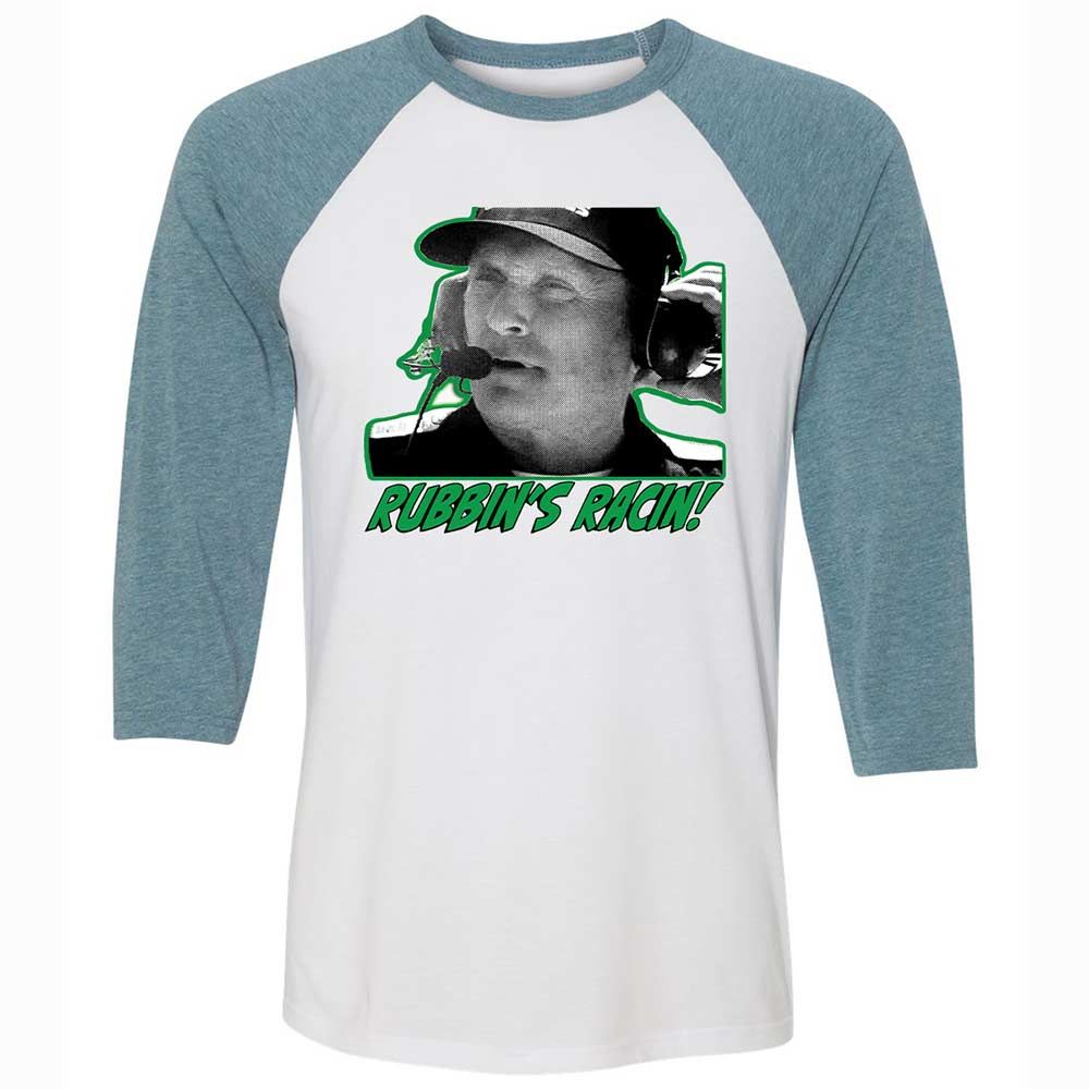 Rubbing is racing, son - White/Denim - 3