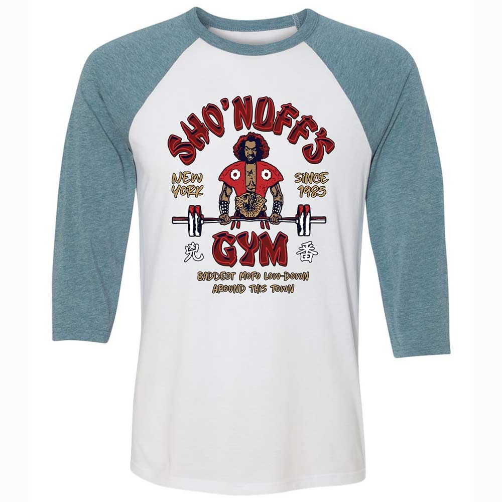 Sho'nuff's Gym - White/Denim - 3