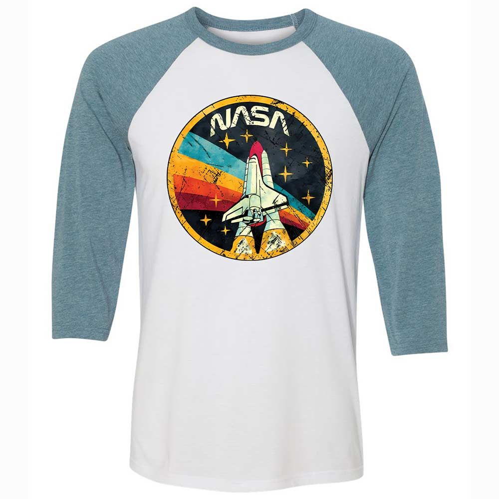 USA Space Agency Vintage Colors - White/Denim - 3