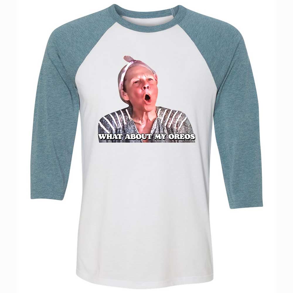 Unisex 3/4 Baseball Tee - 4GQYP4NS - White/Denim - 3